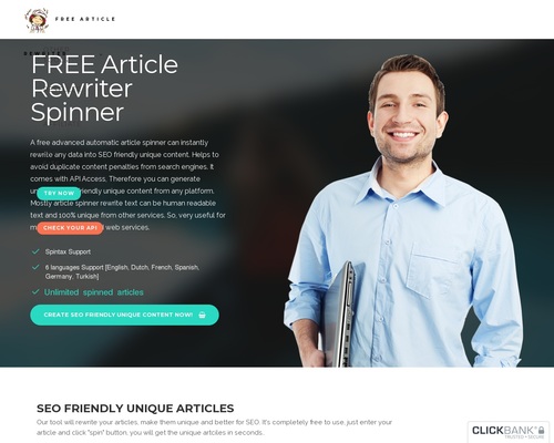 article rewriter spinner free download